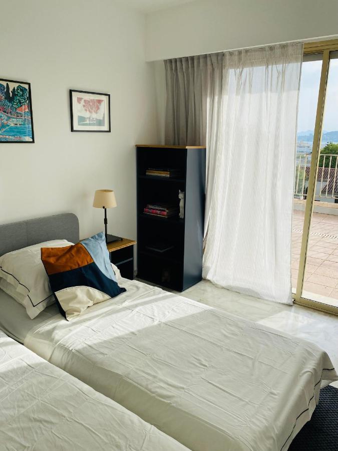 Panoramic Sea View Penthouse With Jacuzzi And 450 Sqm Terrace Leilighet Antibes Eksteriør bilde
