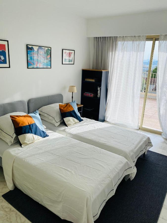 Panoramic Sea View Penthouse With Jacuzzi And 450 Sqm Terrace Leilighet Antibes Eksteriør bilde